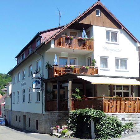 Restaurant - Pension Herrgottstal Creglingen Bagian luar foto