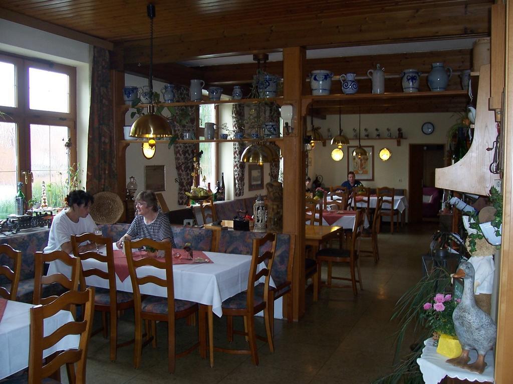 Restaurant - Pension Herrgottstal Creglingen Bagian luar foto