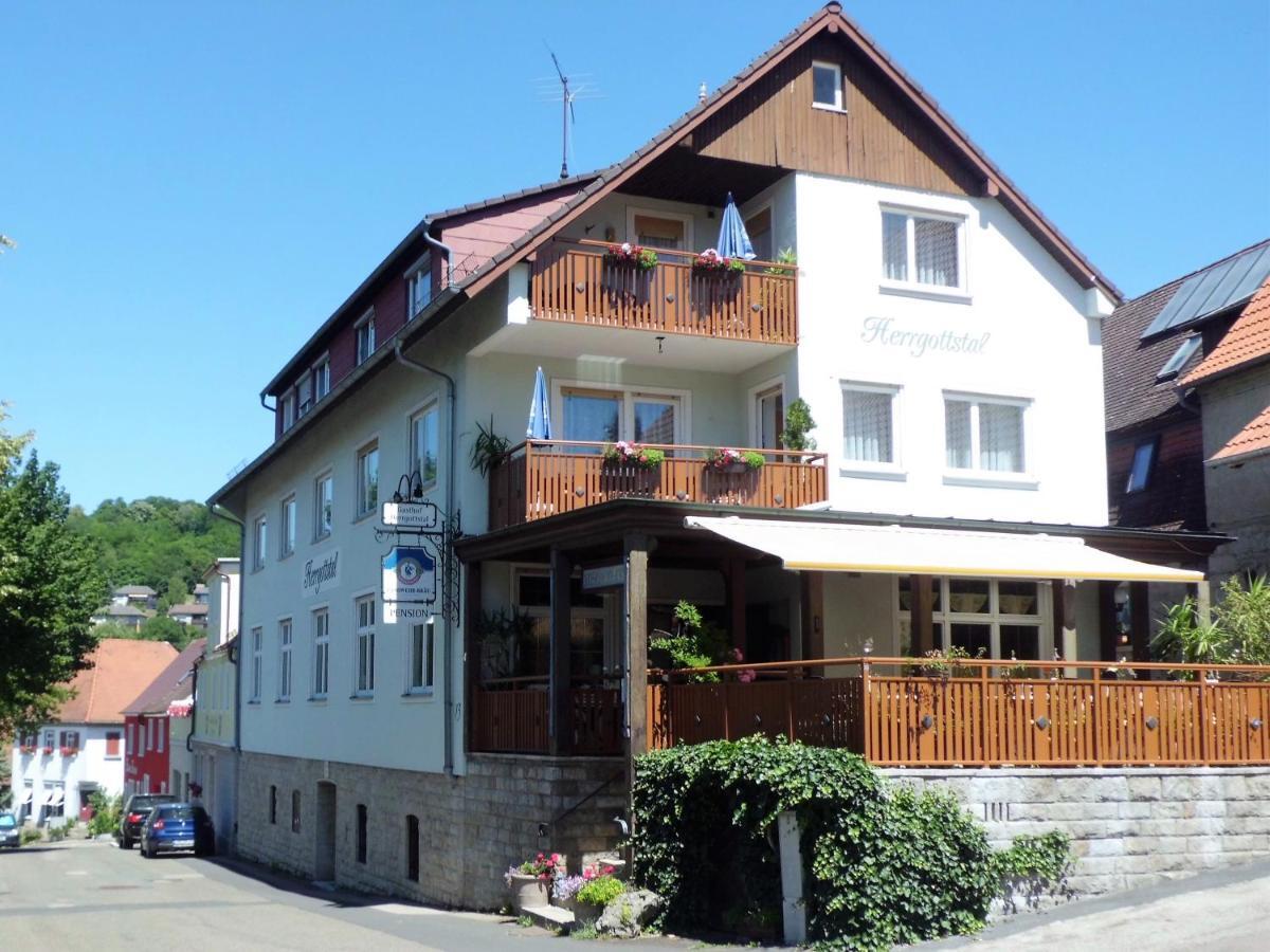 Restaurant - Pension Herrgottstal Creglingen Bagian luar foto
