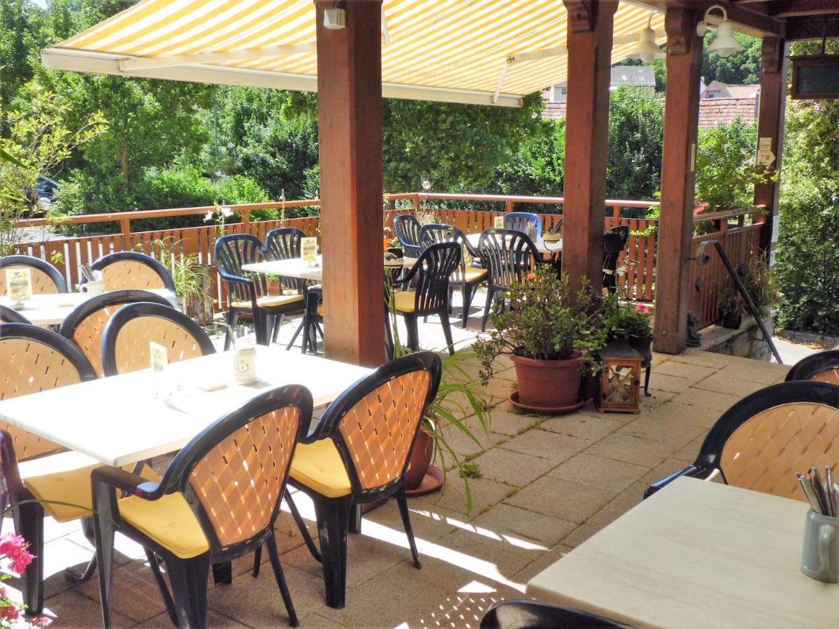 Restaurant - Pension Herrgottstal Creglingen Bagian luar foto