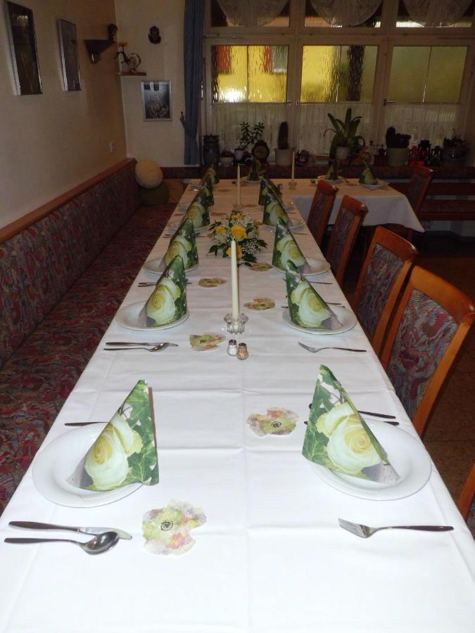 Restaurant - Pension Herrgottstal Creglingen Bagian luar foto
