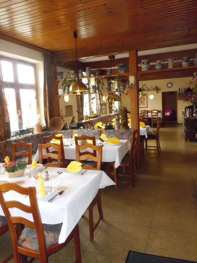 Restaurant - Pension Herrgottstal Creglingen Bagian luar foto
